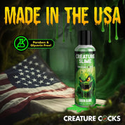 4oz Creature Slime Green Slime Water-Based - Lubricant-Lubricants Creams & Glides-XR Brands Creature Cocks-Andy's Adult World