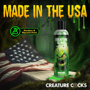 8oz Creature Slime Green Slime Water-Based - Lubricant-Lubricants Creams & Glides-XR Brands Creature Cocks-Andy's Adult World