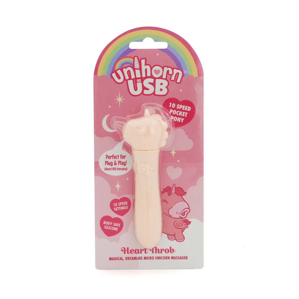 Unihorn USB Bullet - Heart Throb-Massagers-Creative Conceptions-Andy's Adult World