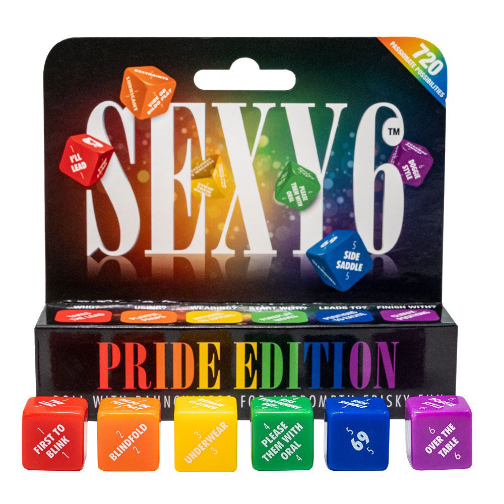 Sexy 6 Dice - Pride Edition-Games-Creative Conceptions-Andy's Adult World