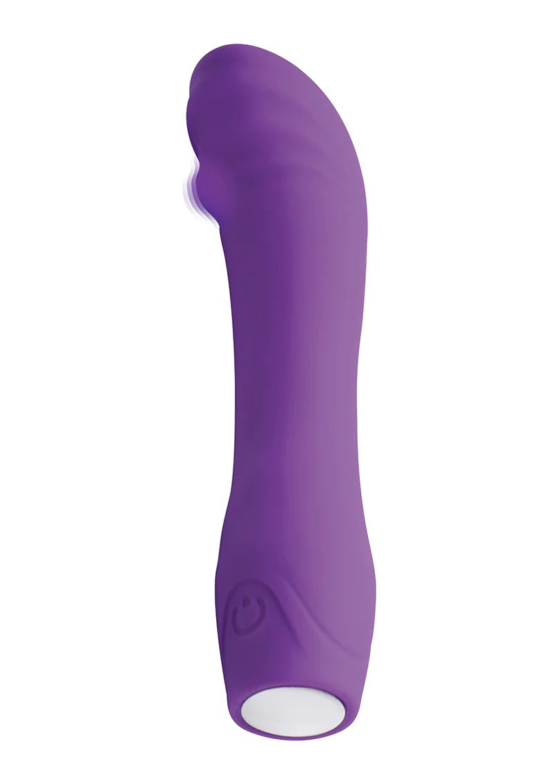 5x G-Charm Moving G-Spot Bead Mini Vibe - Violet-Vibrators-Curve Toys-Andy's Adult World