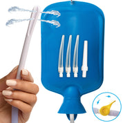 Deluxe Shower Enema Kit - Blue-Anal Toys & Stimulators-XR Brands Clean Stream-Andy's Adult World