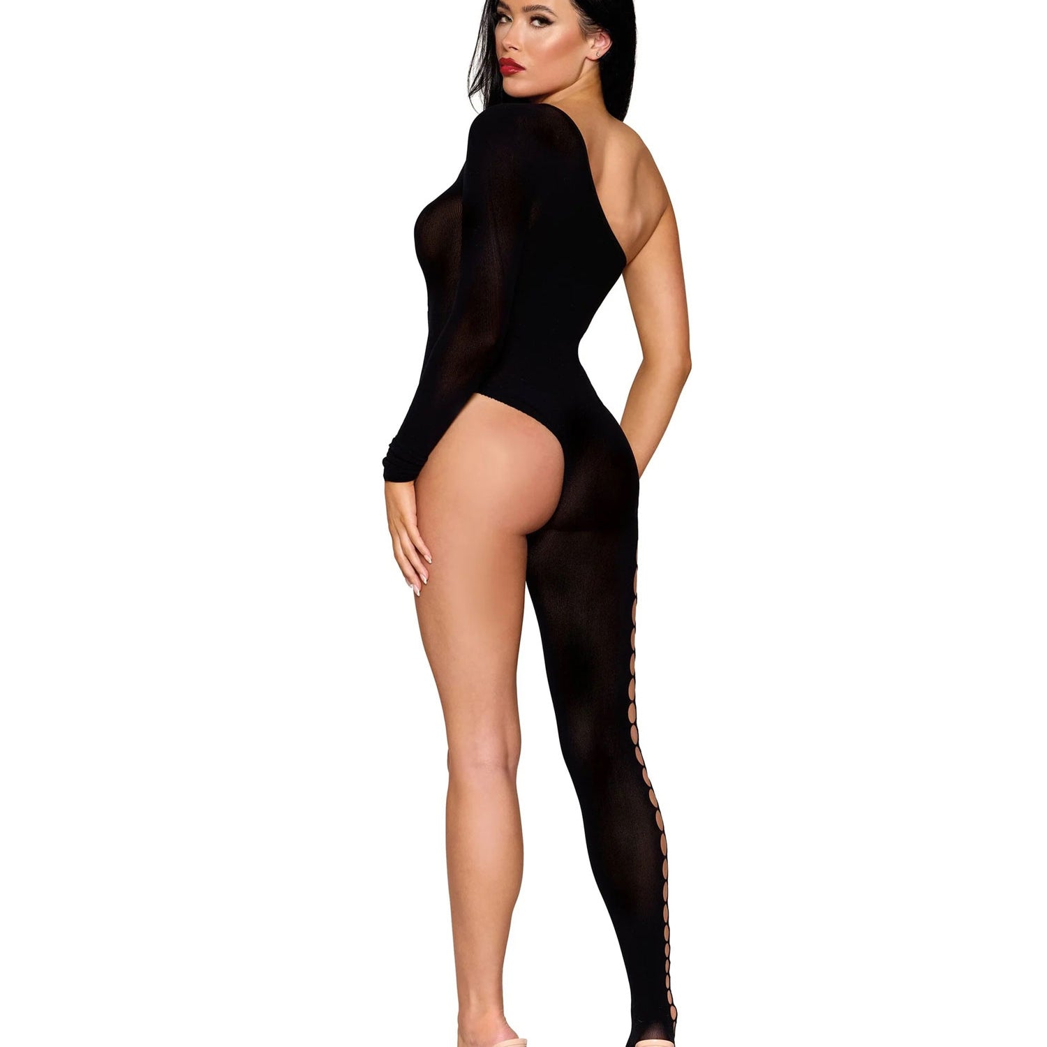 Bodystocking Dmnd - One Size - Black-Lingerie & Sexy Apparel-Dreamgirl-Andy's Adult World