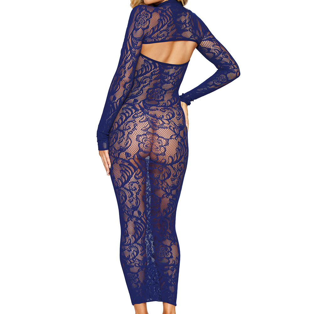 Bodystocking Gown and Shrug Dmnd - One Size - Eclipse-Lingerie & Sexy Apparel-Dreamgirl-Andy's Adult World