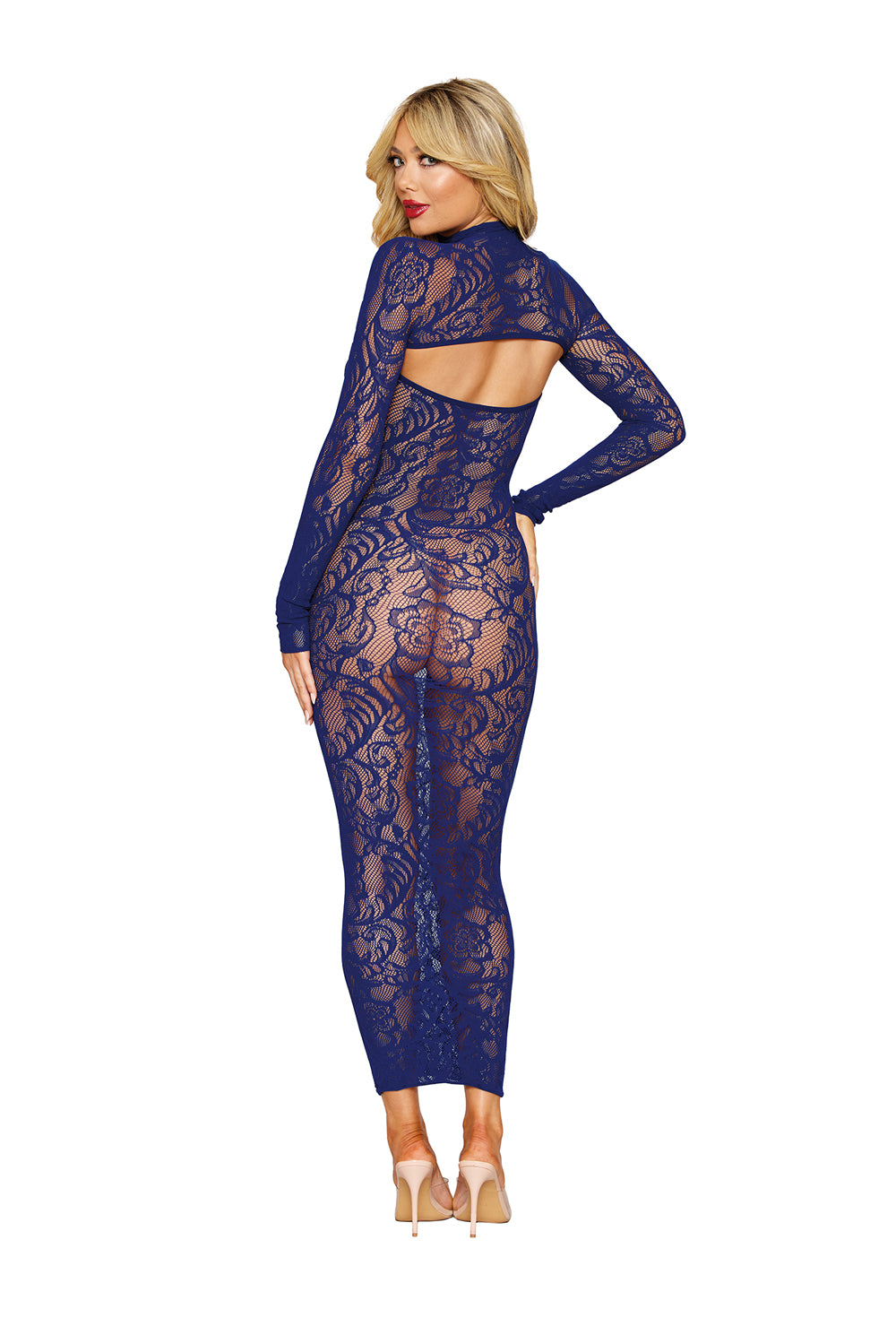 Bodystocking Gown and Shrug Dmnd - One Size - Eclipse-Lingerie & Sexy Apparel-Dreamgirl-Andy's Adult World