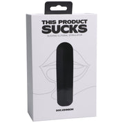 This Product Sucks - Sucking Clitoral Stimulator - Rechargeable - Black-Vibrators-Doc Johnson-Andy's Adult World