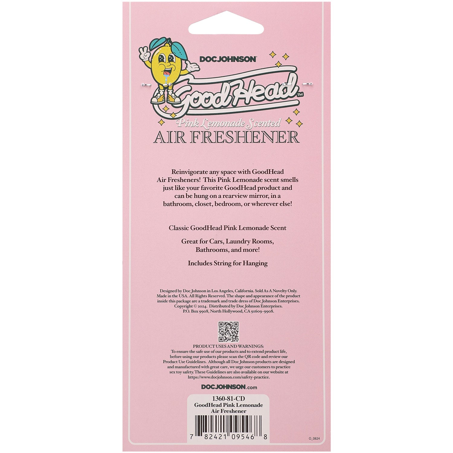 Goodhead Air Freshener Pink Lemonade-Party Supplies-Doc Johnson-Andy's Adult World