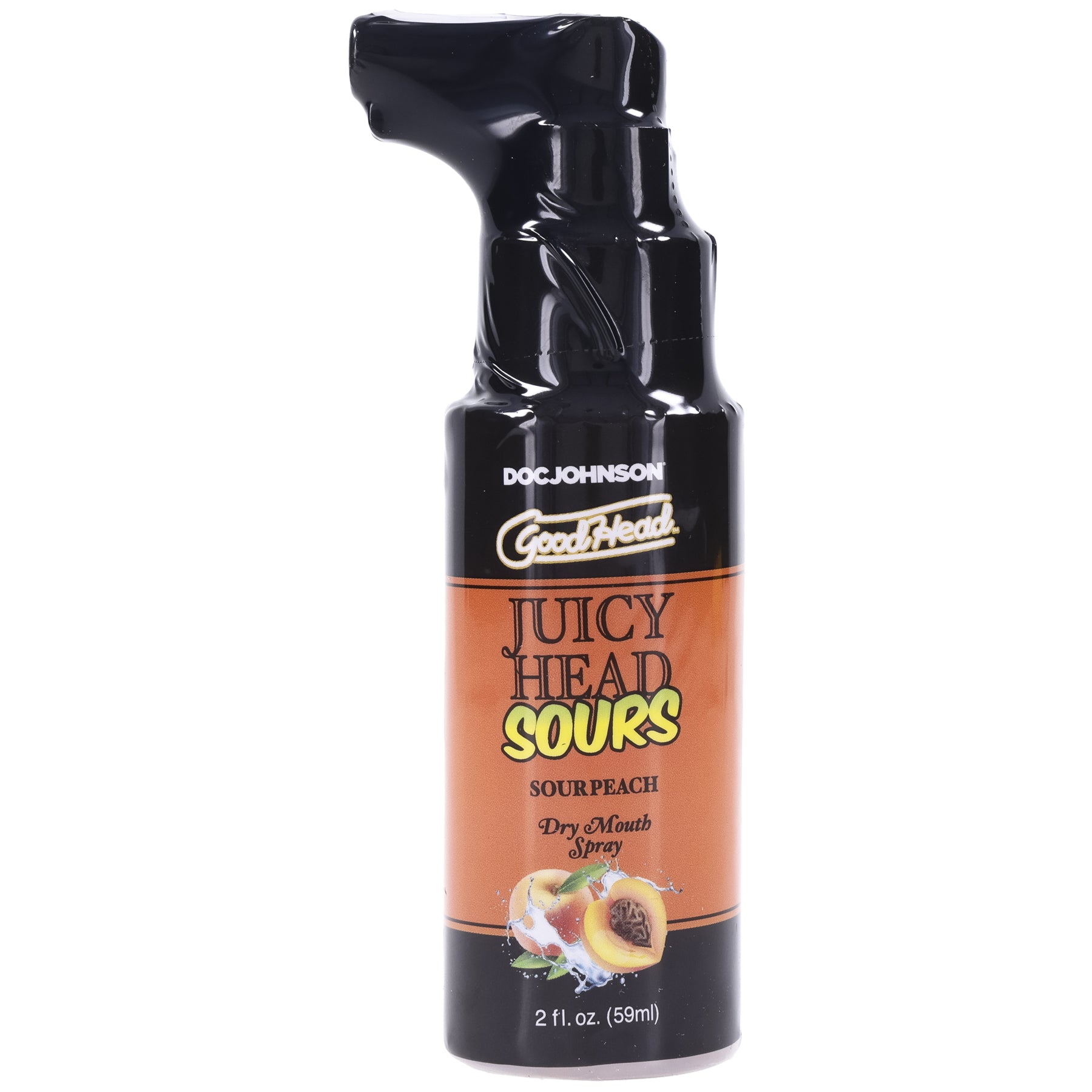 Goodhead - Juicy Head - Dry Mouth Spray - Sour Peach - 2 Oz-Lubricants Creams & Glides-Doc Johnson-Andy's Adult World