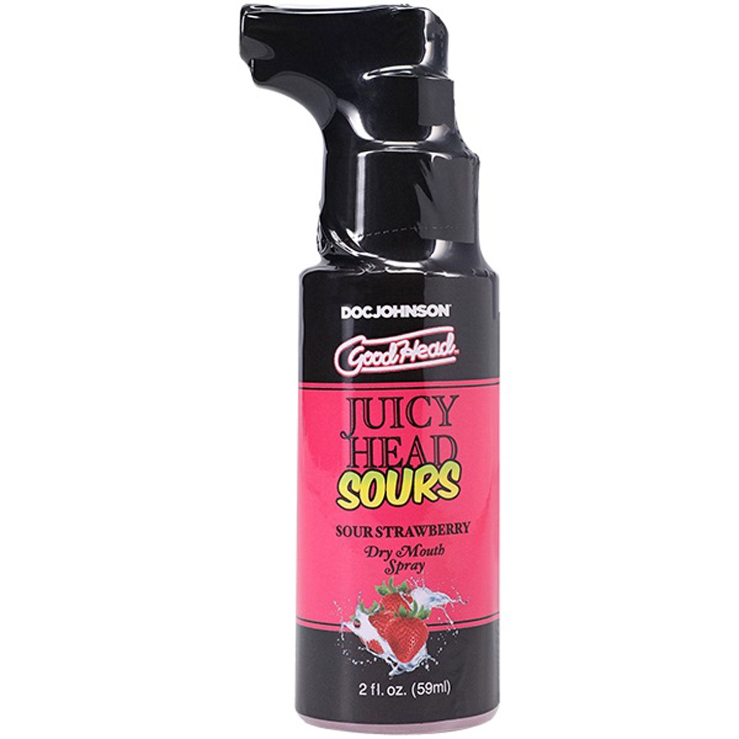 Goodhead Juicy Head Dry Mouth Spray Sour Strawberry 2 Fl Oz-Edible-Doc Johnson-Andy's Adult World