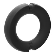 Merci - the Paradox - Silicone Covered Metal Cock Ring - 35mm - Black-Cockrings-Doc Johnson-Andy's Adult World