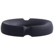 Merci - the Paradox - Silicone Covered Metal Cock Ring - 50mm - Black-Cockrings-Doc Johnson-Andy's Adult World