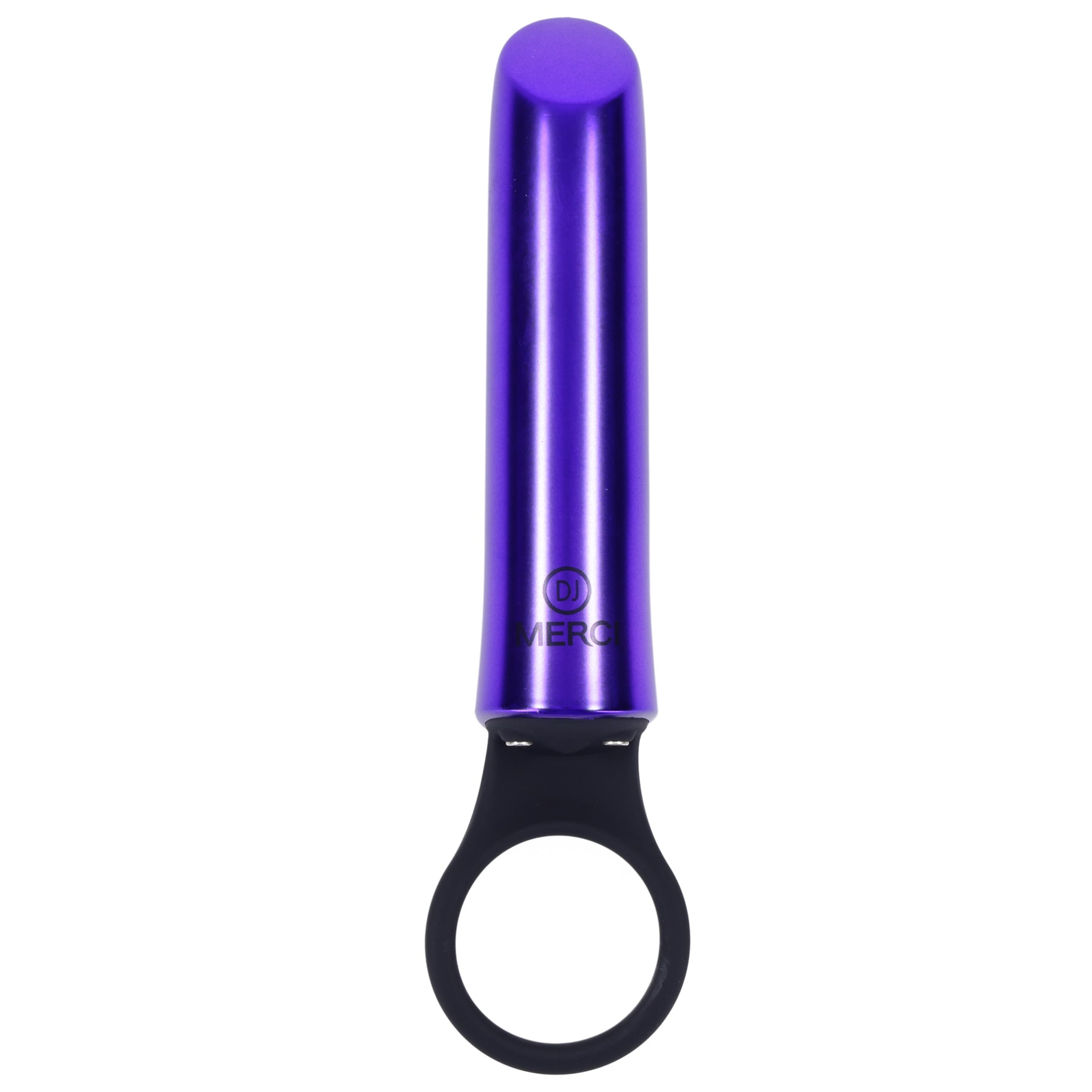 Merci - Power Play With Silicone Grip Ring - Violet-Vibrators-Doc Johnson-Andy's Adult World