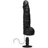 Merci - 10 Inch Dual Density Squirting Cumplay Cock With Removable Vac-U-Lock Suction Cup - Black-Dildos & Dongs-Doc Johnson-Andy's Adult World
