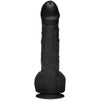 Merci - 10 Inch Dual Density Squirting Cumplay Cock With Removable Vac-U-Lock Suction Cup - Black-Dildos & Dongs-Doc Johnson-Andy's Adult World