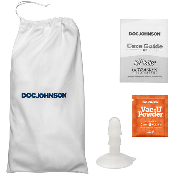 Signature Cocks - Quinton James - 9.5 Inch Ultraskyn Cock With Removable Vac-U-Lock Suction Cup-Dildos & Dongs-Doc Johnson-Andy's Adult World
