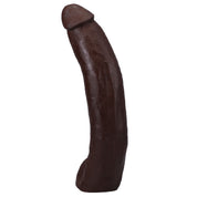 Signature Cocks - Dredd - 13.5 Inch Ultraskyn Cock With Removable Vac-U-Lock Suction Cup - Chocolate-Dildos & Dongs-Doc Johnson-Andy's Adult World