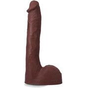 Signature Cocks Pressure 10" Cock With Removable Vac-U-Lock Suction Cup - Chocolate-Dildos & Dongs-Doc Johnson-Andy's Adult World