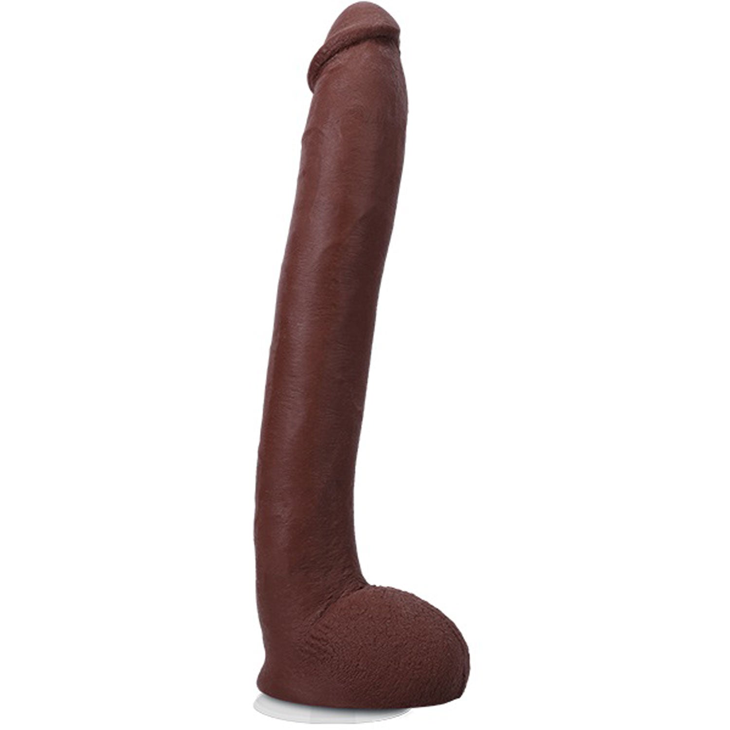 Signature Cocks Hollywood Cash 11" Cock With Removable Vac-U-Lock Suction Cup - Chocolate-Dildos & Dongs-Doc Johnson-Andy's Adult World