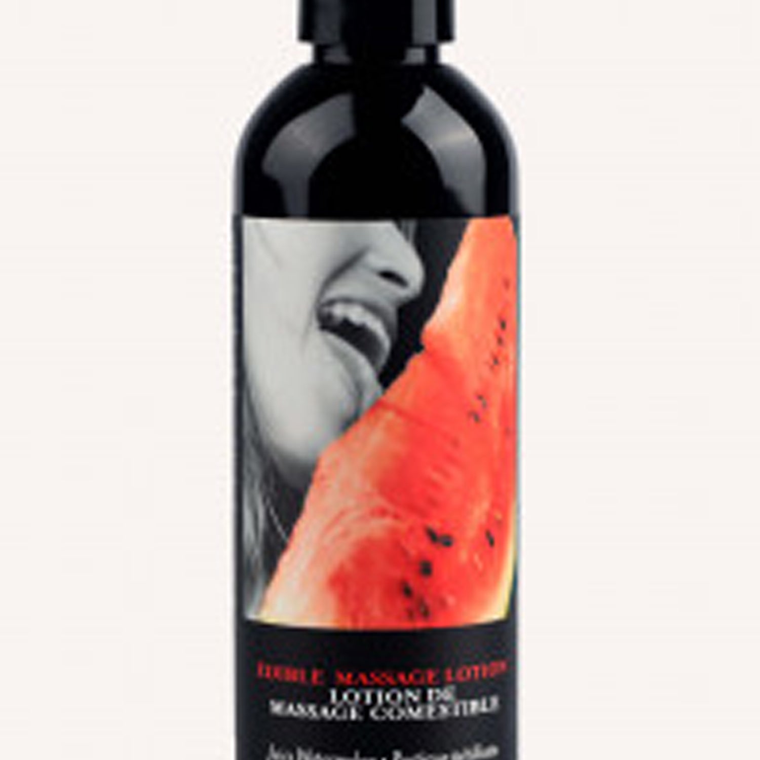 Edible Massage Lotion - Watermelon - 8 Fl. Oz. - Tester - Minimum Purchase Required-Bath & Body-Earthly Body-Andy's Adult World