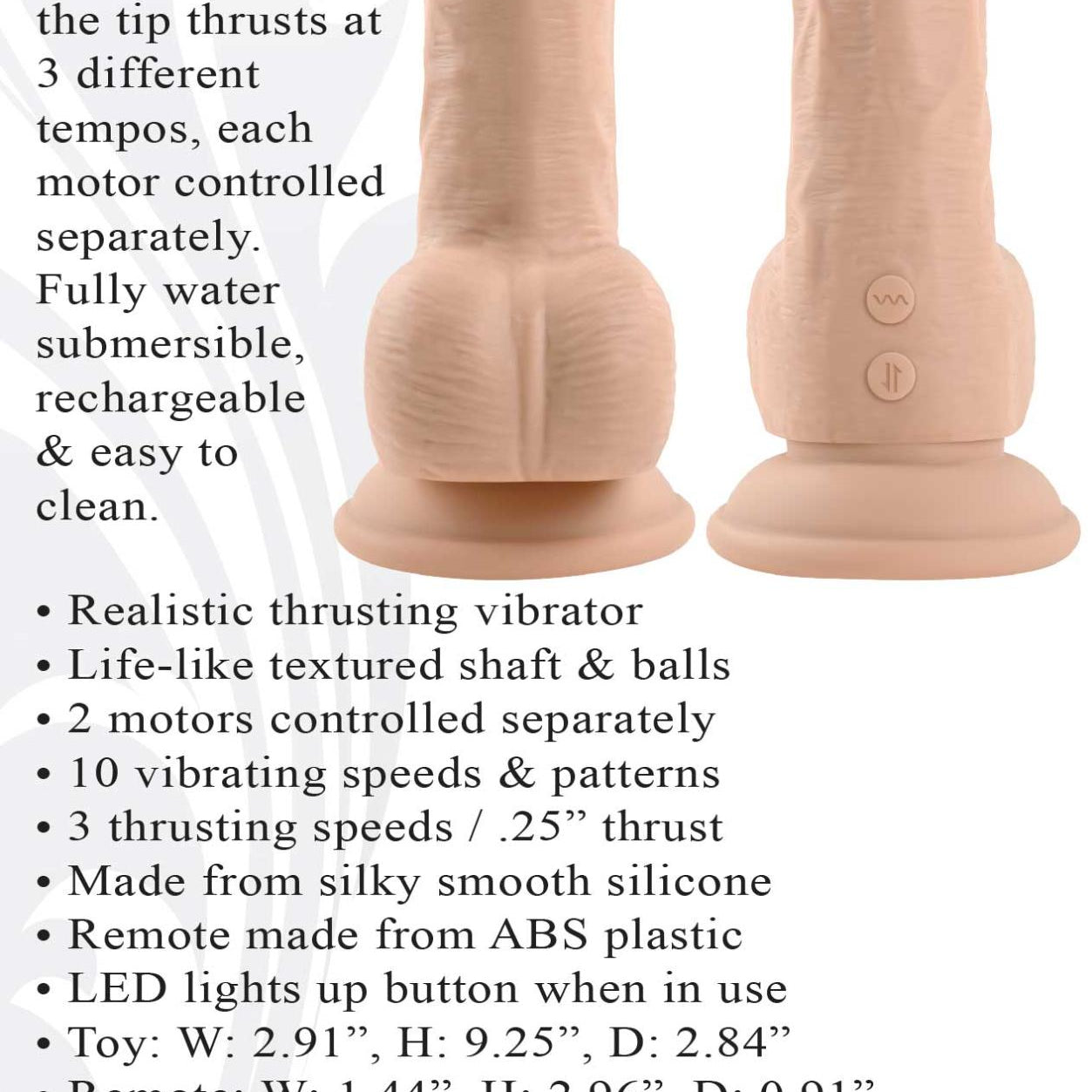 Thrust in Me - Light-Dildos & Dongs-Evolved Novelties-Andy's Adult World