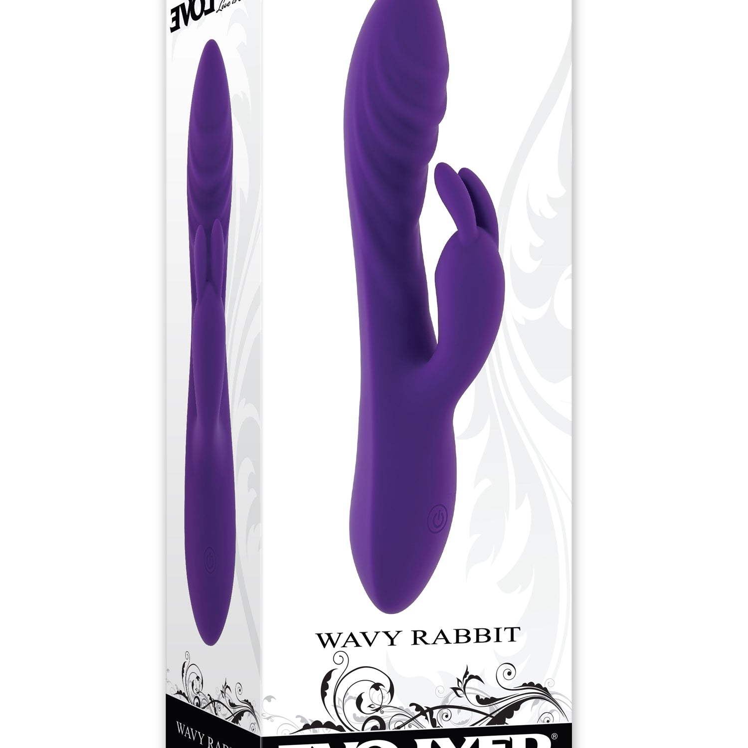 Wavy Rabbit Purple-Vibrators-Evolved Novelties-Andy's Adult World