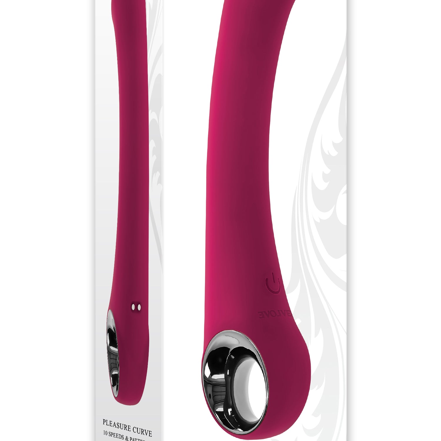 Pleasure Curve Burgundy-Vibrators-Evolved Novelties-Andy's Adult World