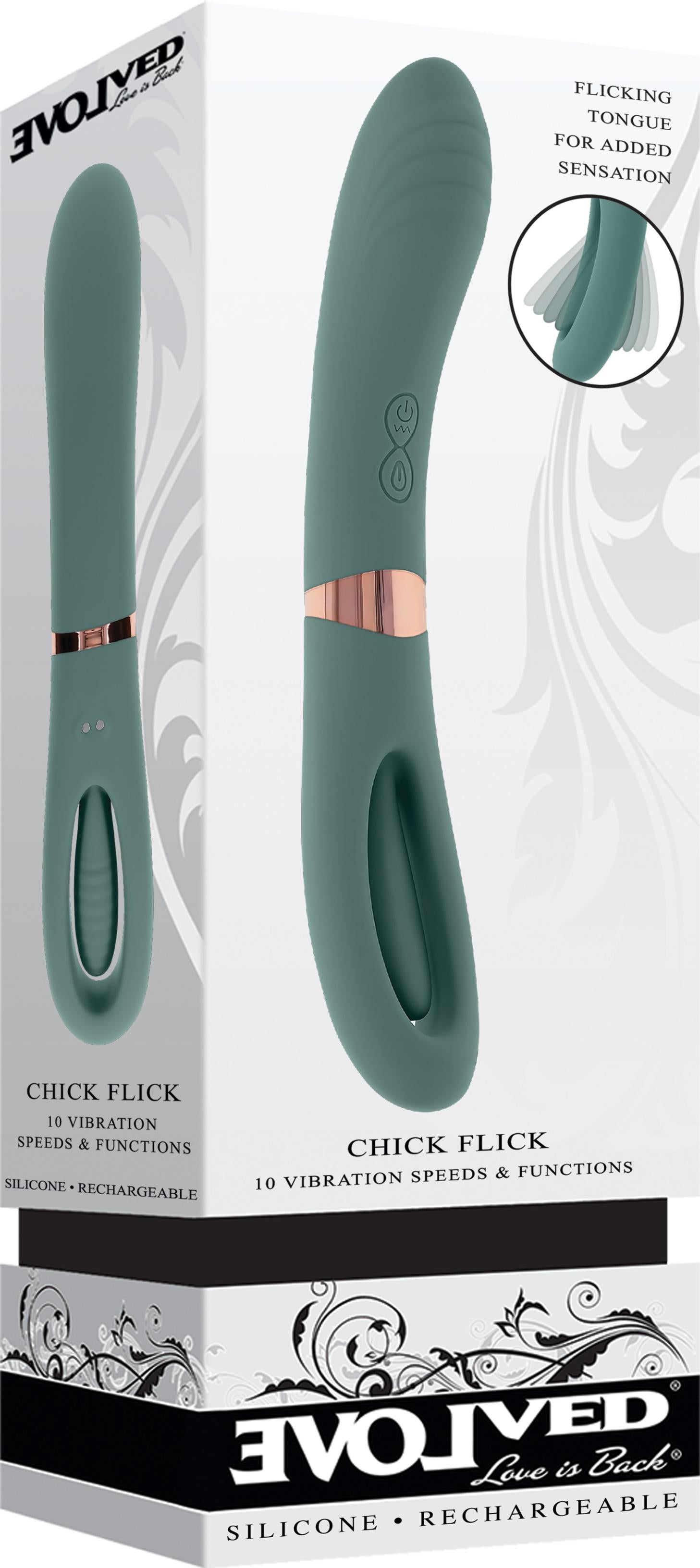 Chick Flick Mint Vibrator-Vibrators-Evolved Novelties-Andy's Adult World