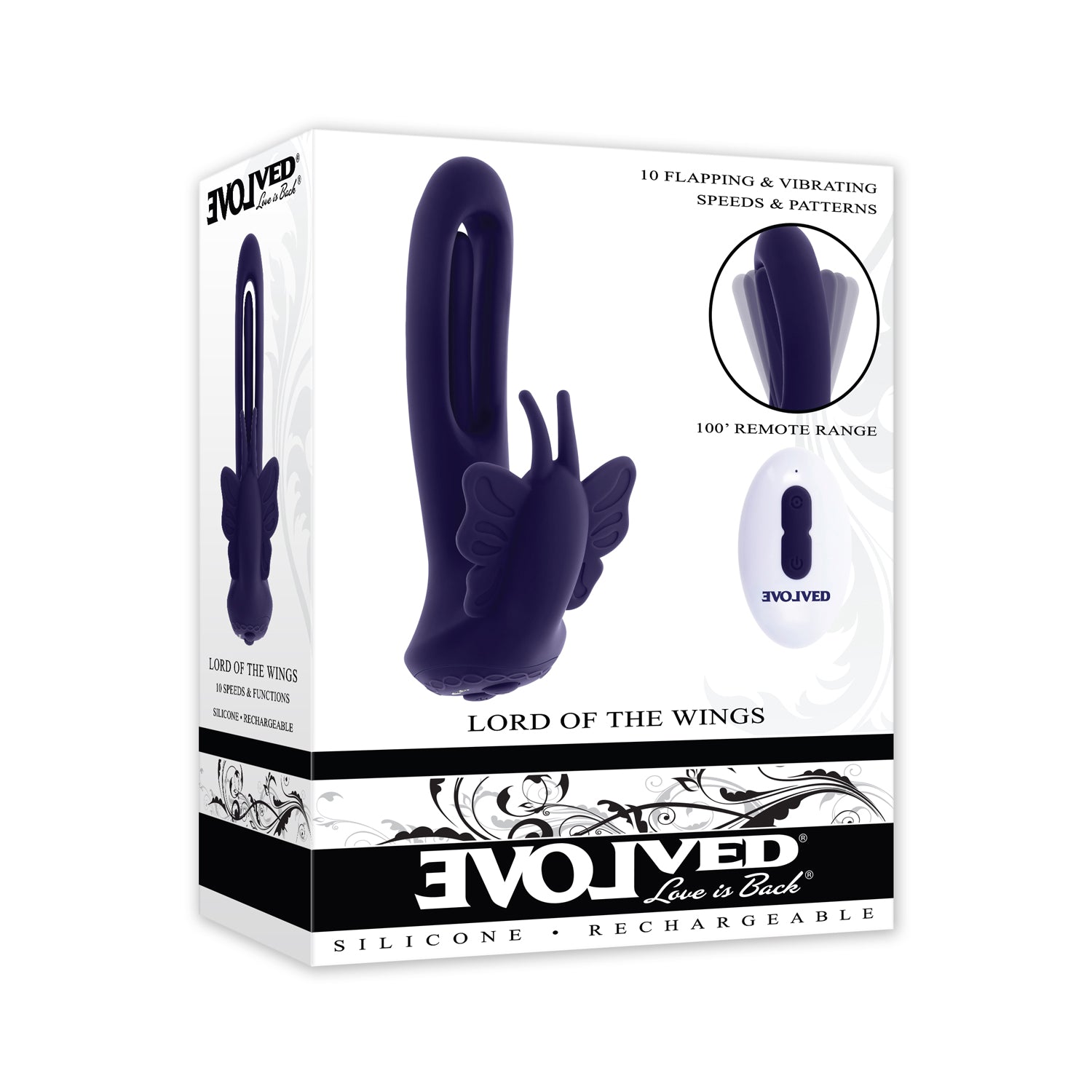 Lord of the Wings Purple-Vibrators-Evolved Novelties-Andy's Adult World