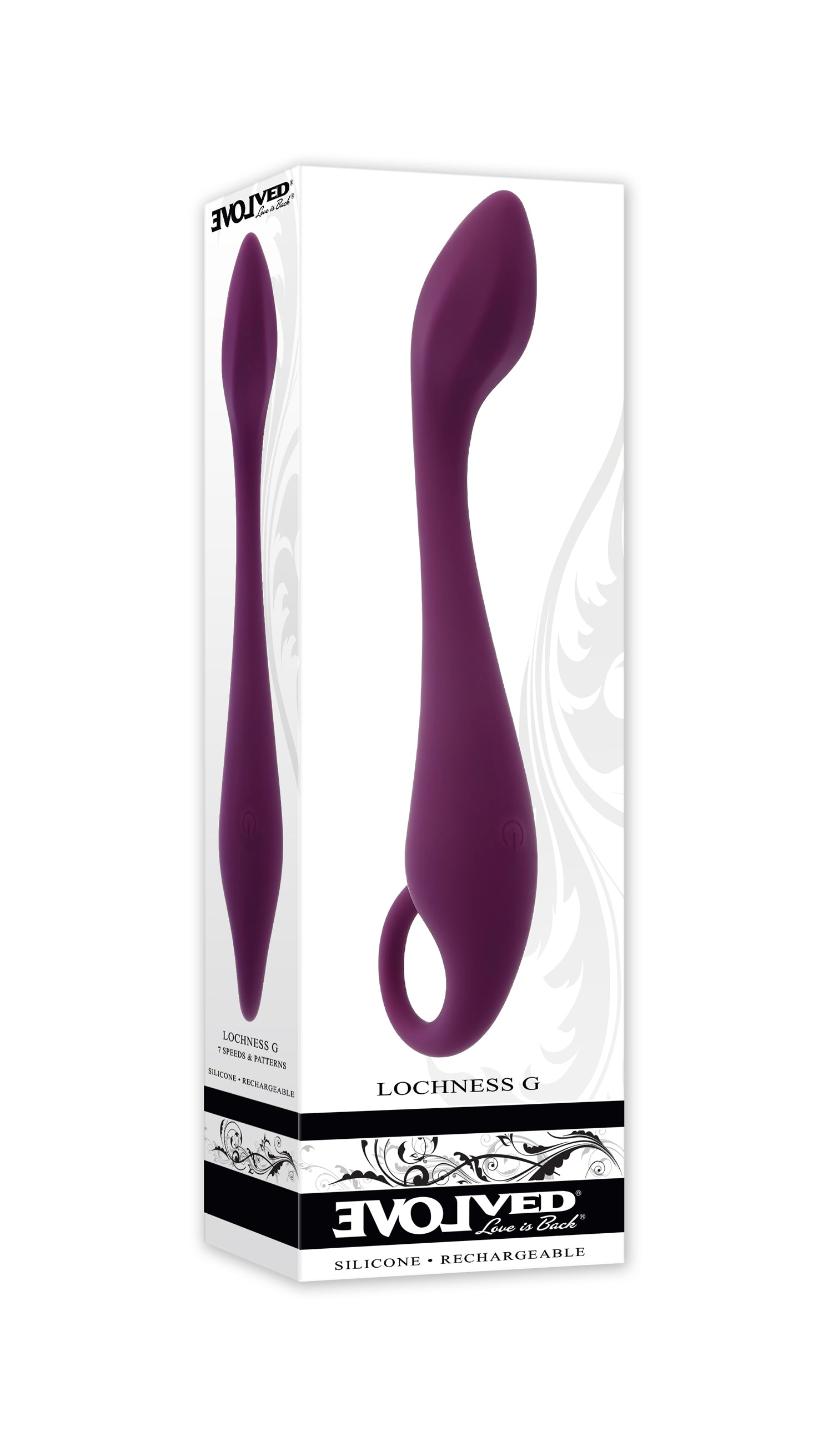 Lochness G Burgundy-Vibrators-Evolved Novelties-Andy's Adult World