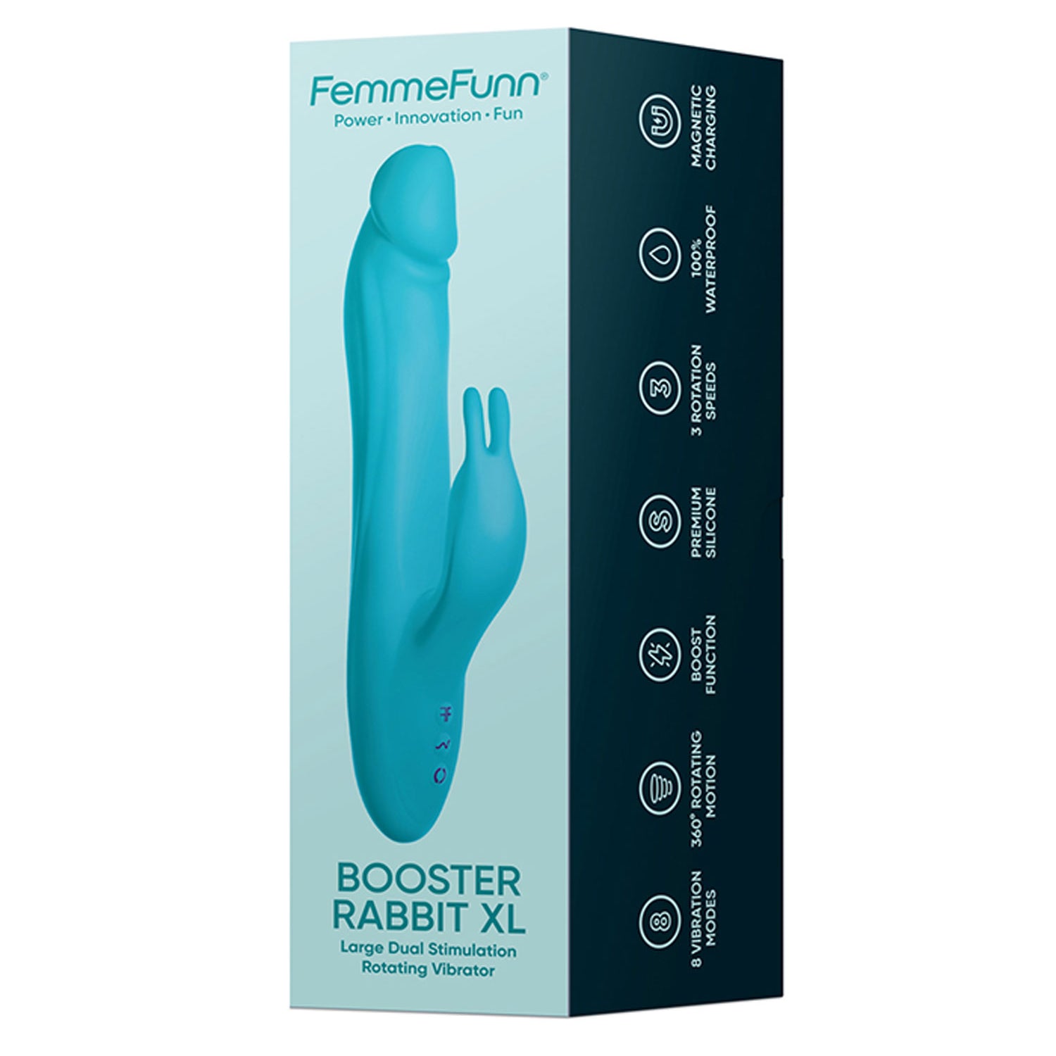 Booster Rabbit XL - Turquoise-Vibrators-Femme Funn-Andy's Adult World