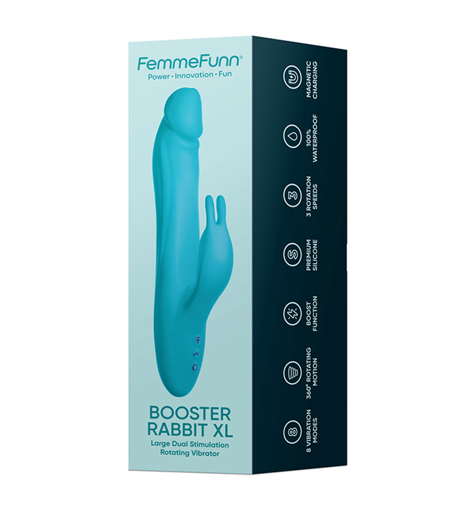 Booster Rabbit XL - Turquoise-Vibrators-Femme Funn-Andy's Adult World