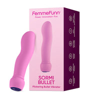 Sormi Bullet Flickering Bullet Vibrator - Pink-Vibrators-Femme Funn-Andy's Adult World