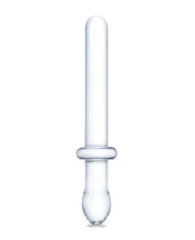 9.25 Inch Classic Smooth Dual-Ended Dildo - Clear-Eco-Friendly-Glas-Andy's Adult World