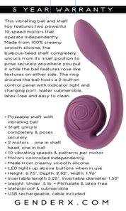 Poseable You - Purple-Vibrators-Evolved - Gender X-Andy's Adult World