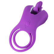 Roxy - Tongue Clit Licker and Cock Ring - Purple-Cockrings-Honey Play Box-Andy's Adult World