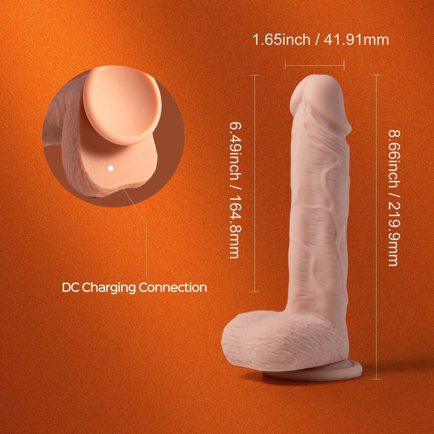 Paxton-App Controlled 7.5" Realistic Thrusting Penetrator Dildo-Dildos & Dongs-Honey Play Box-Andy's Adult World