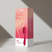 Rhea - the Rose Clit Licking Tongue Vibrator and G Spot Massager - Pink-Clit Stimulators-Honey Play Box-Andy's Adult World