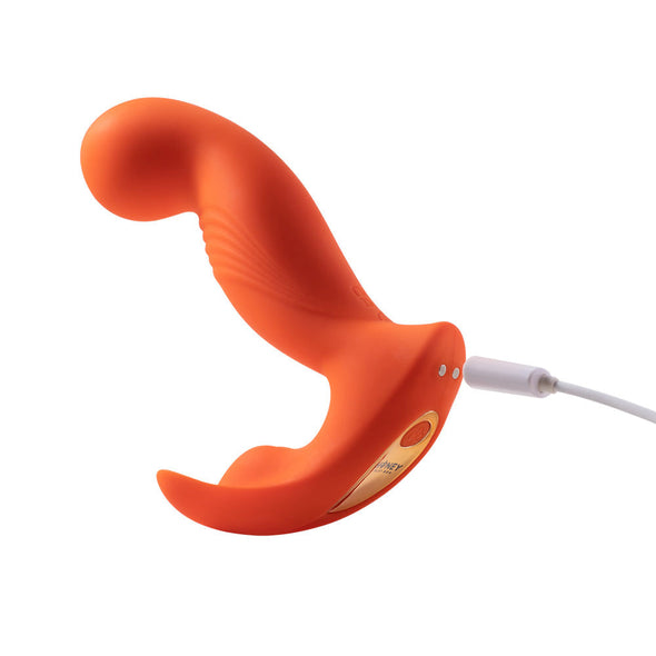 Crave 3 - G-Spot and Clit Vibrator - Orange-Vibrators-Honey Play Box-Andy's Adult World
