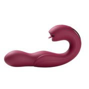 Joi Pro - Remote Control G-Spot and Clit Stimulator - Maroon-Vibrators-Honey Play Box-Andy's Adult World