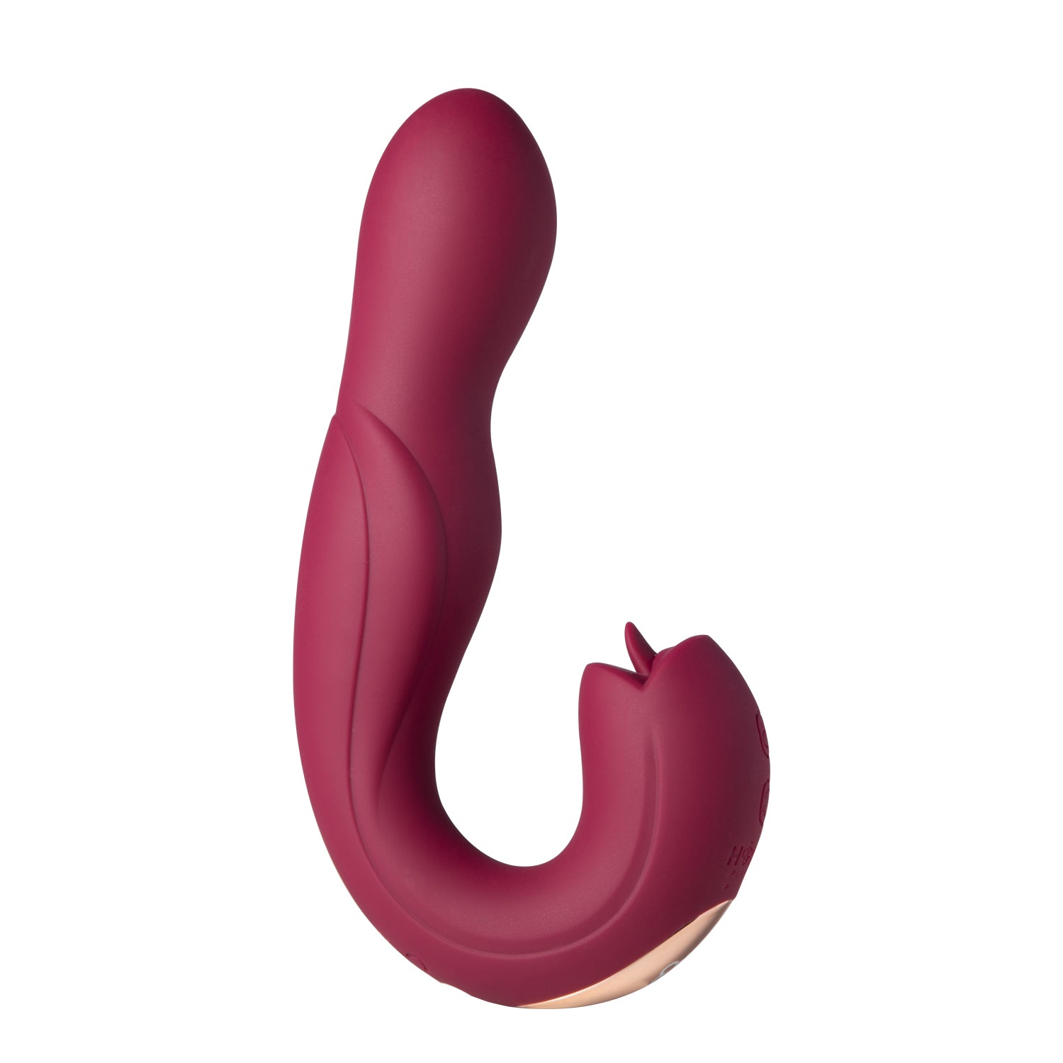 Joi Pro - Remote Control G-Spot and Clit Stimulator - Maroon-Vibrators-Honey Play Box-Andy's Adult World