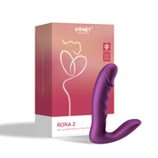 Rora - App Controlled Rotating G-Spot Vibrator and Clitoral Stimulator - Purple-Vibrators-Honey Play Box-Andy's Adult World