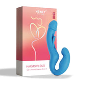 Harmony Duo App-Controlled Strapless Strap-on - Blue-Vibrators-Honey Play Box-Andy's Adult World