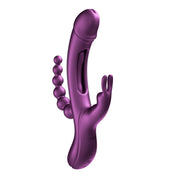 Trilux - App Controlled Rabbit Vibrator - Purple-Vibrators-Honey Play Box-Andy's Adult World