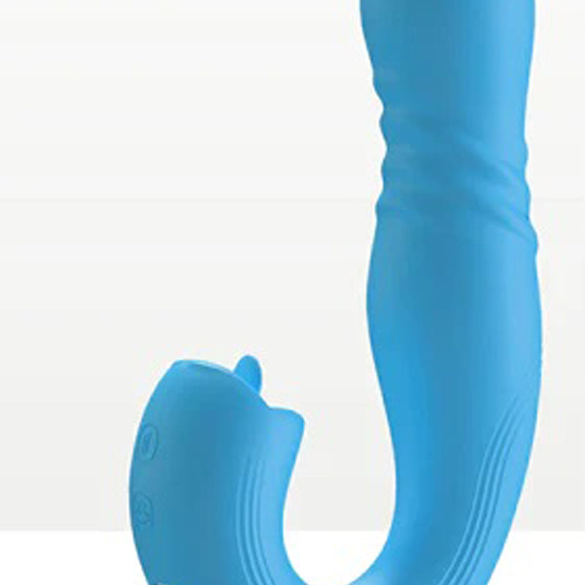 Joi Thrust 2 - App Controlled Thrusting G-Spot Vibrator - Blue-Vibrators-Honey Play Box-Andy's Adult World