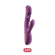 Gem - App Control G-Iggle Balls Rabbit Vibrator - Purple-Vibrators-Honey Play Box-Andy's Adult World