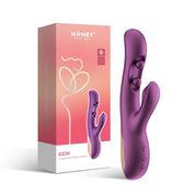 Gem - App Control G-Iggle Balls Rabbit Vibrator - Purple-Vibrators-Honey Play Box-Andy's Adult World