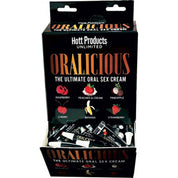 Oralicious Flavored Oral Sex Cream 144pc Display - of 2ml Tubes-Edible-Hott Products-Andy's Adult World