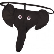 Elephant Thong - Black - One Size-Lingerie & Sexy Apparel-Hott Products-Andy's Adult World