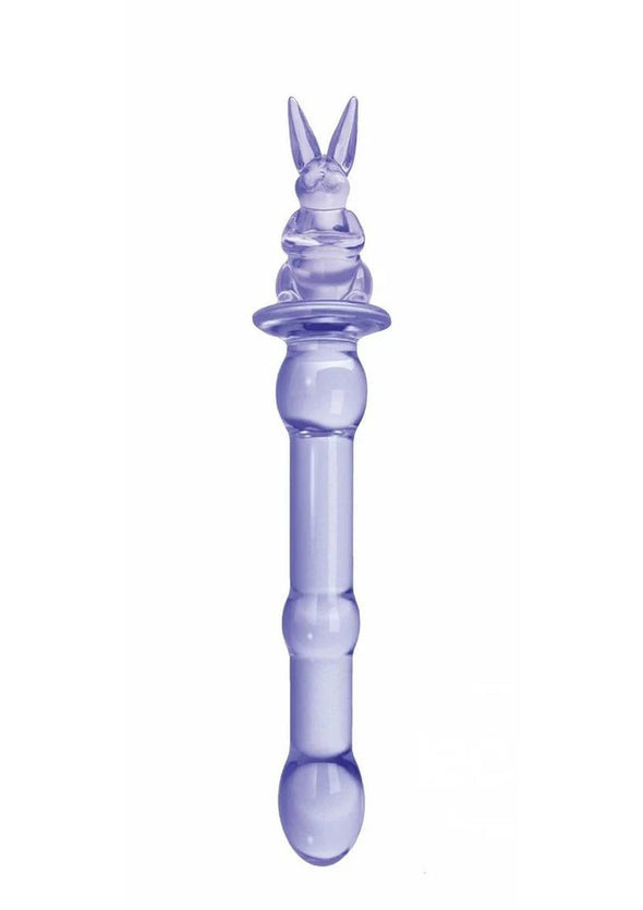 Glass Menagerie - Rabbit Dildo - Purple-Dildos & Dongs-Icon Brands-Andy's Adult World