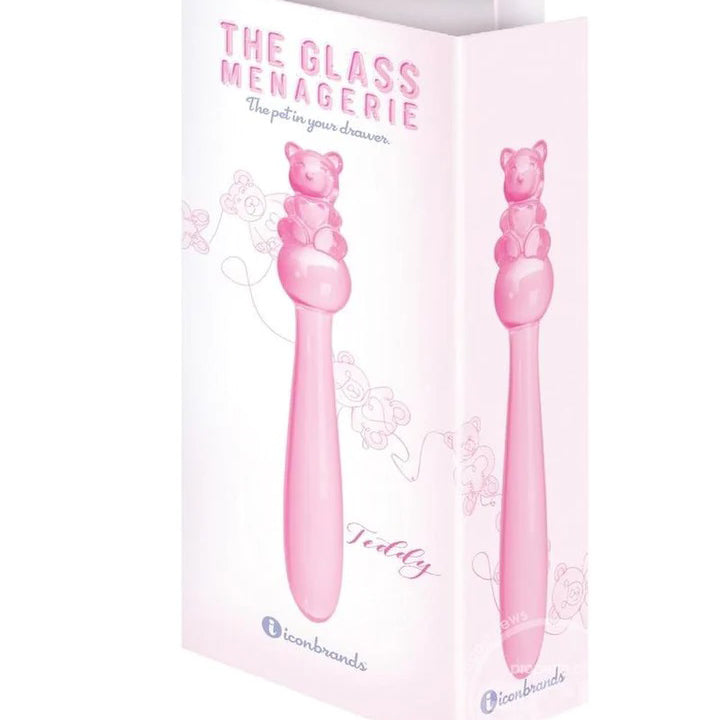 Glass Menagerie - Teddy Dildo - Pink-Dildos & Dongs-Icon Brands-Andy's Adult World